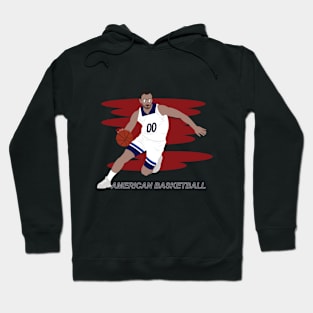 Cartoon of a basketball player Hoodie